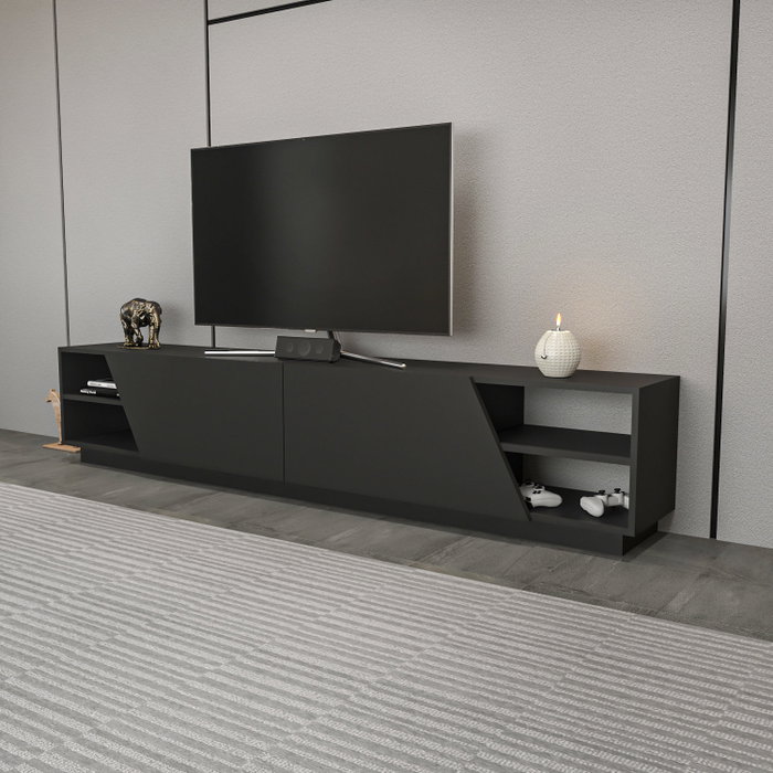 Hanah Home Rhodes Soporte de TV Antracita